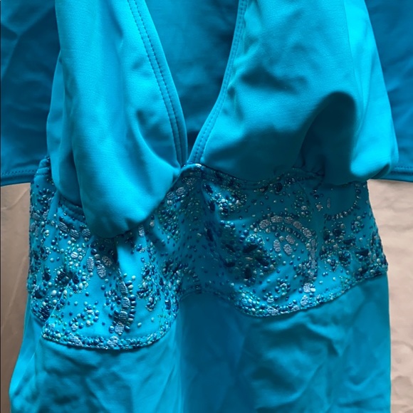 Tankini bundle turq/aqua size 14 /38DD & size 16 D - Picture 5 of 7